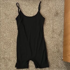 Black Sleeveless Bodysuit